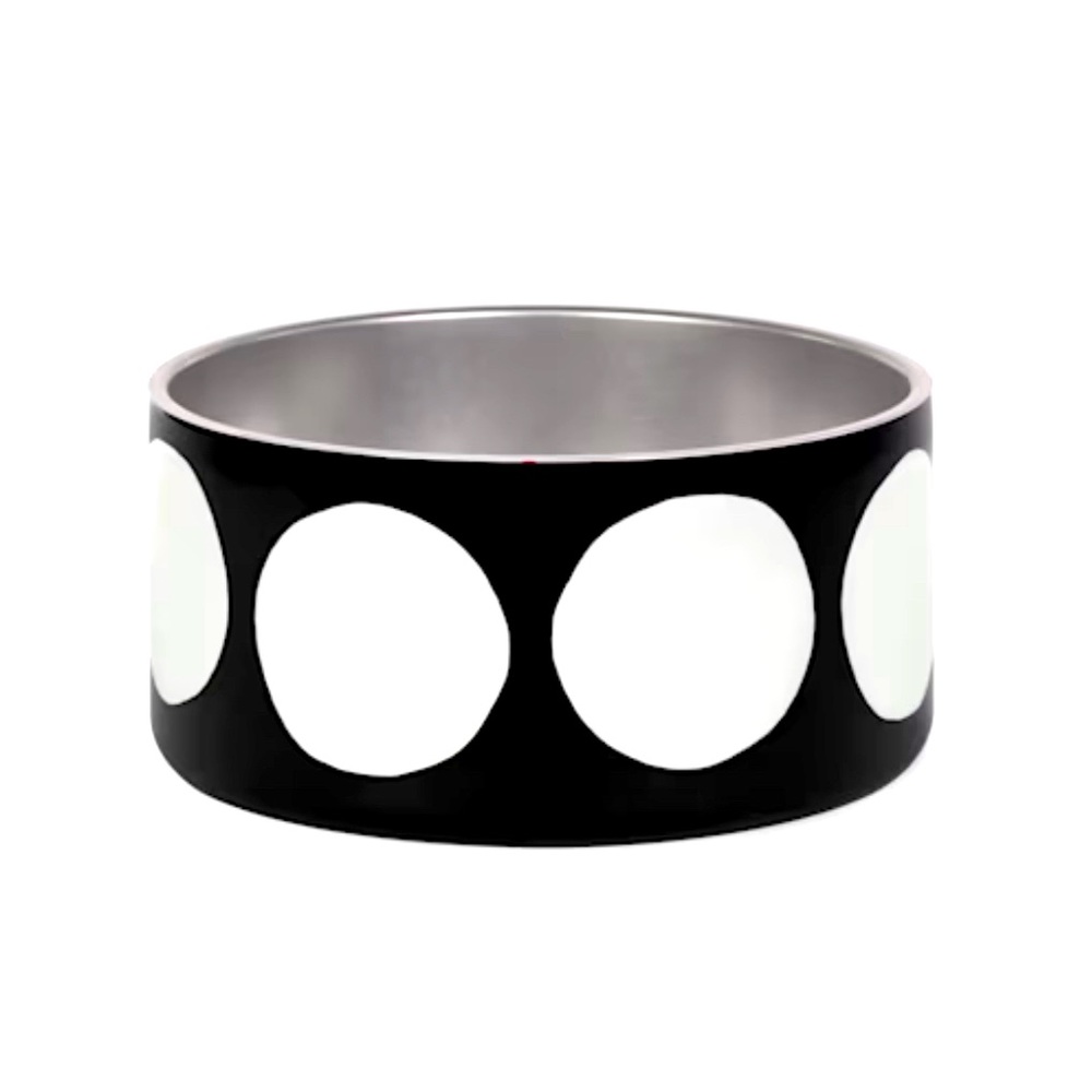 NWT • Kate Spade • New York • Art Dots • Large • Pet Bowl • 32 Oz.